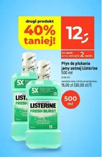 Dealz Płyn do płukania jamy ustnej Listerine oferta