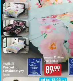 ALDI Pościel z makosatyny Novitesse oferta