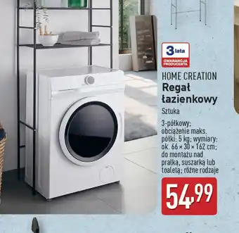 ALDI Regał łazienkowy Home Creation oferta