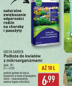 ALDI Podłoże do kwiatów z mikroorganizmami Green Garden oferta