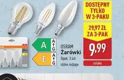 ALDI Zarówki Osram oferta