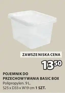 JYSK Pojemnik do przechowywania basic box oferta