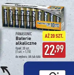 ALDI Baterie alkaliczne Panasonic oferta