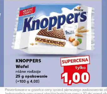Kaufland Knoppers Wafel oferta