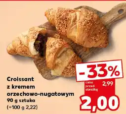 Kaufland Croissant z kremem orzechowo-nugatowym oferta