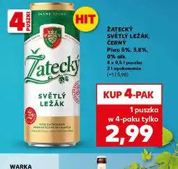 Kaufland Zatecký Světlý Ležák, Černý oferta