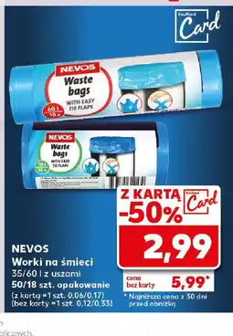 Kaufland Worki na śmieci Nevos oferta