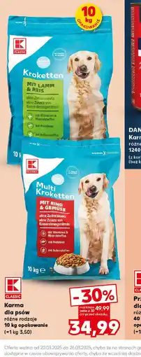 Kaufland Karma dla psów oferta