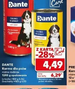 Kaufland Karma dla psów Dante oferta