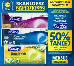 Lidl Papier toaletowy Floralys oferta