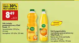 Biedronka Sok hiszpańska pomarańcza Vital Fresh oferta