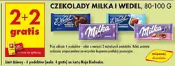 Biedronka Czekolada strawberry yoghurt Milka oferta