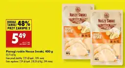 Biedronka Pierogi ruskie Nasze Smaki oferta