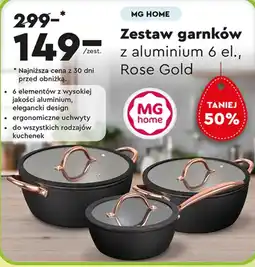 Biedronka Zestaw garnków MG Home oferta