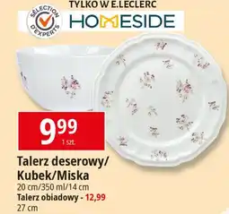 E.Leclerc Talerz obiadowy 27 cm Homeside oferta