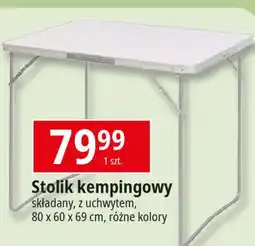 E.Leclerc Stolik kempingowy składany 80 x 60 69 cm oferta