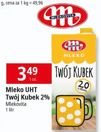 E.Leclerc Mleko 2% Mlekovita Twój Kubek oferta