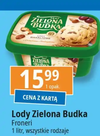 E.Leclerc Lody bakaliowe z kawałkami bakalii Zielona Budka oferta