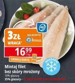 E.Leclerc Mintaj filet bez skóry 35% glazury oferta