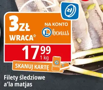 E.Leclerc Filety śledziowe a'la matjas oferta