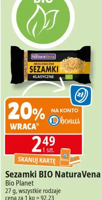 E.Leclerc Sezamki klasyczne Naturavena oferta