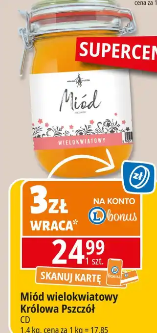 E.Leclerc Miód wielokwiatowy nektarowy Cd Królowa Pszczół oferta