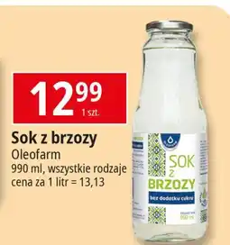 E.Leclerc Sok z brzozy Oleofarm oferta