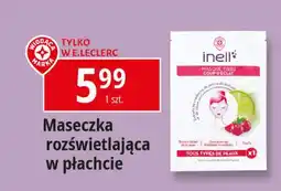 E.Leclerc Maseczka w płachcie rozświetaljąca Wiodąca Marka Inell oferta