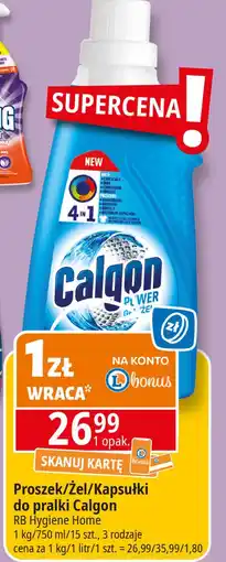 E.Leclerc Tabletki zmiękczające wodę przeciw kamieniowi Calgon oferta