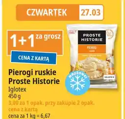 E.Leclerc Pierogi ruskie Iglotex Proste Historie oferta