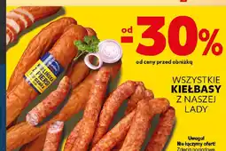 Kaufland Wszystkie kiełbasy z naszej lady oferta