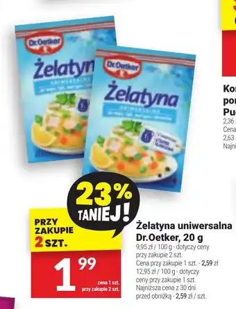 Twój Market Żelatyna uniwersalna Dr.Oetker oferta