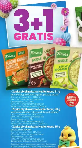 Twój Market Zupka błyskawiczna Nudle Knorr oferta