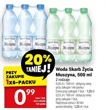 Twój Market Woda Skarb Życia Muszyna oferta