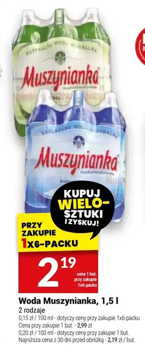 Twój Market Woda Muszynianka oferta