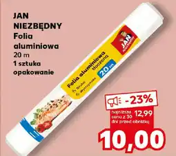 Kaufland JAN NIEZBĘDNY Folia aluminiowa oferta