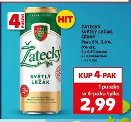 Kaufland Zatecký Světlý Ležák, Černý oferta