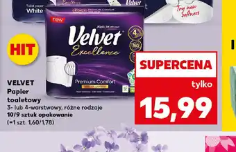 Kaufland Papier toaletowy Velvet oferta