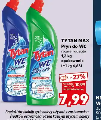 Kaufland Tytan Max Płyn do WC oferta