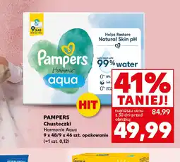 Kaufland Chusteczki Pampers Harmonie Aqua oferta