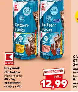 Kaufland Przysmak dla kotów Katzensticks oferta