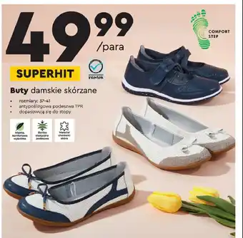 Biedronka Buty damskie skórzane 1 SZT oferta