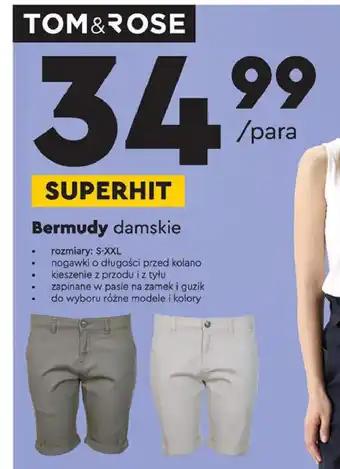 Biedronka Bermudy damskie m-xxl 1 SZT oferta