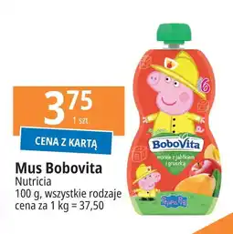 E.Leclerc Mus morele z jabłkiem i gruszką peppa pig Bobovita oferta