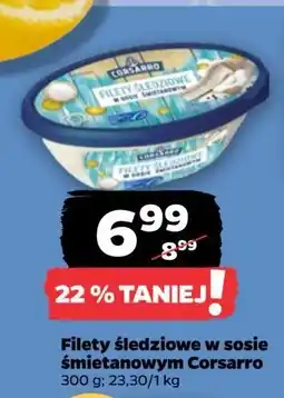 Netto Filety śledziowe w sosie śmietankowym Corsarro oferta