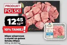 Netto Mięso na gulasz wieprzowy z szynki Sztuka Mięsa Netto oferta