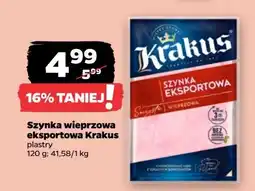 Netto Szynka eksportowa Krakus Animex oferta