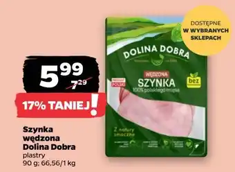 Netto Szynka wędzona Dolina Dobra oferta