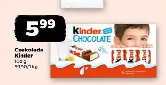 Netto Batoniki z mlecznej czekolady nadzieniem mlecznym Kinder Chocolate oferta