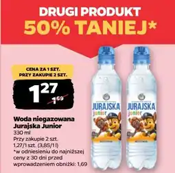 Netto Woda niegazowana Jurajska Junior Abc oferta